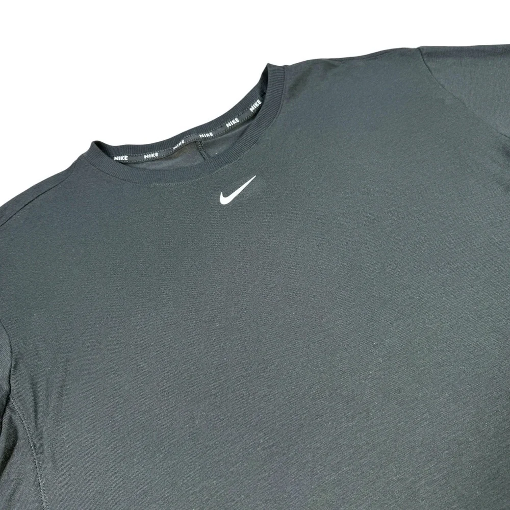 NWT Nike Top Girls Size Large L Black Short Sleeve T-Shirt‎